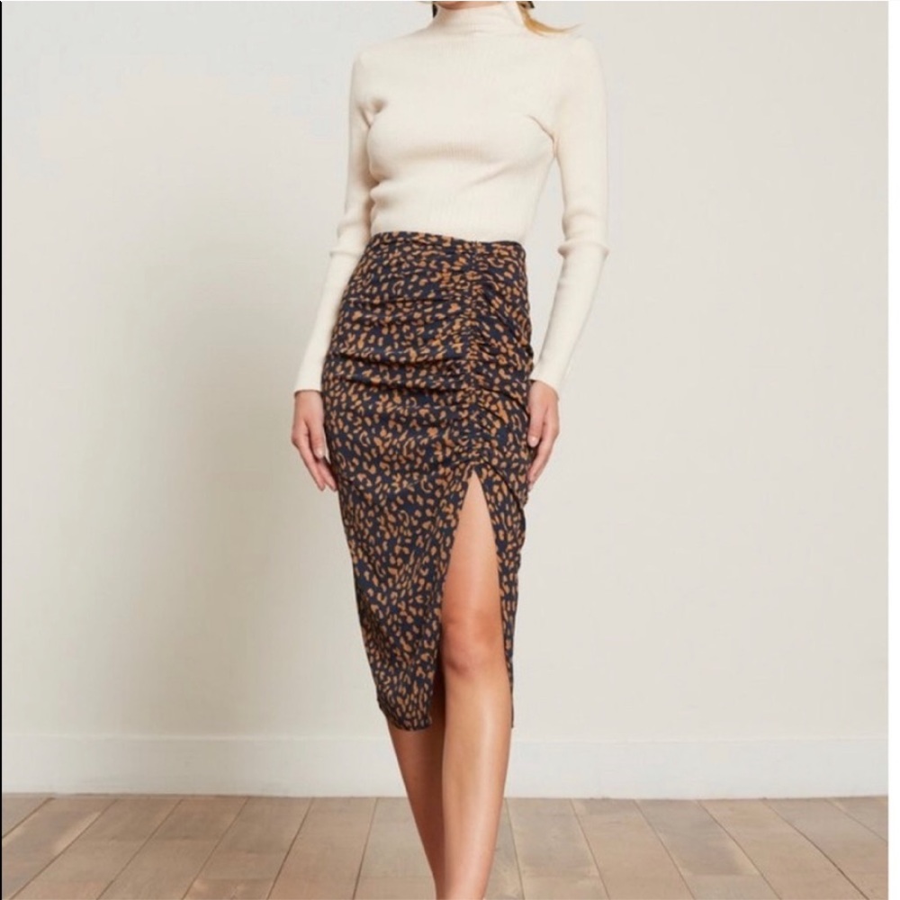 NWT Lucy Paris Alina Animal Print Skirt